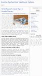 Mobile Screenshot of erectiledysfunctiontreatmentoptions.com